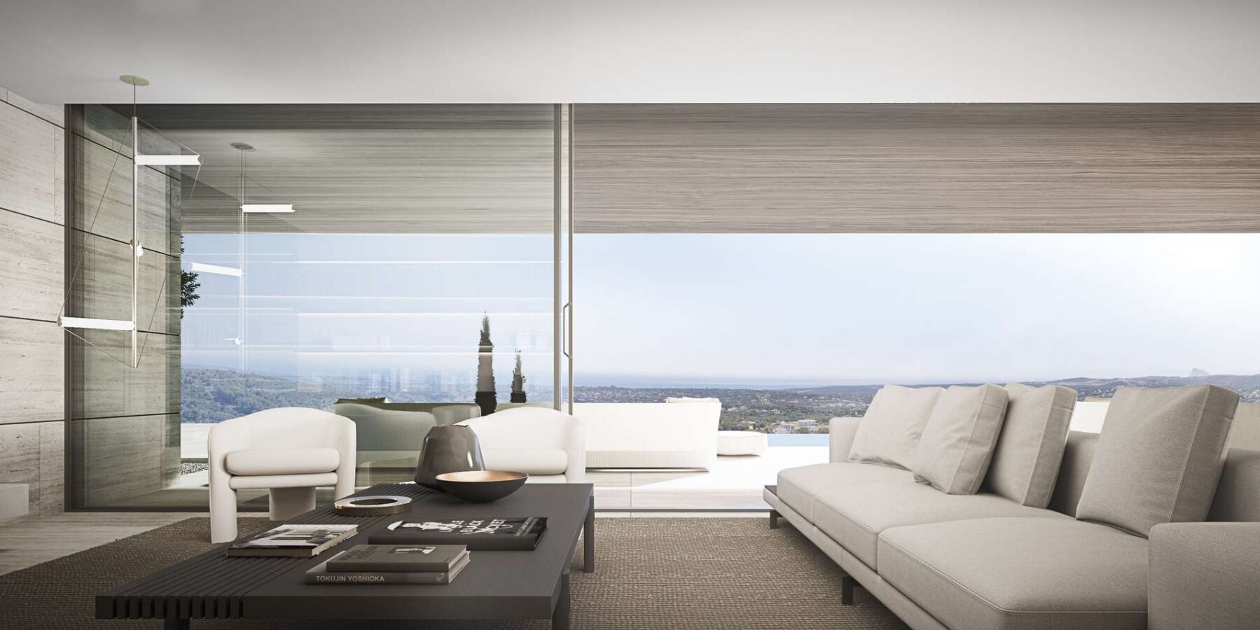 Majestic residence with 180º views is a piece of modern architecture, and a masterclass in style.