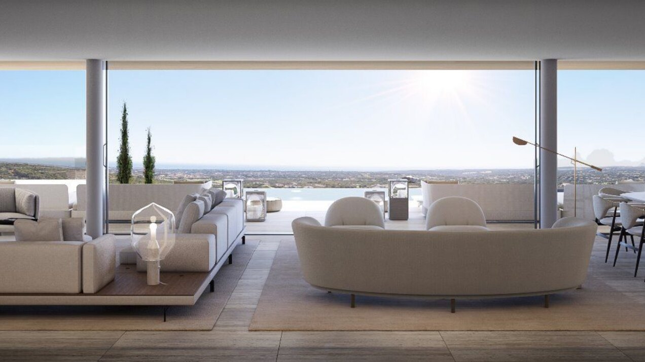 Majestic residence with 180º views is a piece of modern architecture, and a masterclass in style.