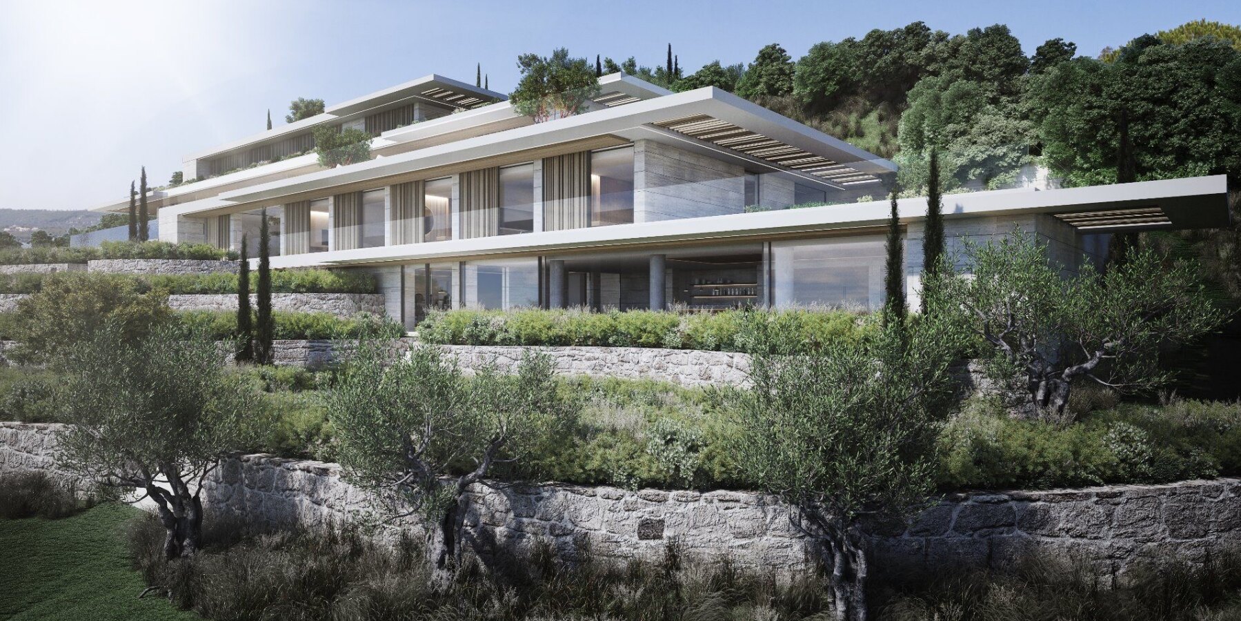Majestic residence with 180º views is a piece of modern architecture, and a masterclass in style.