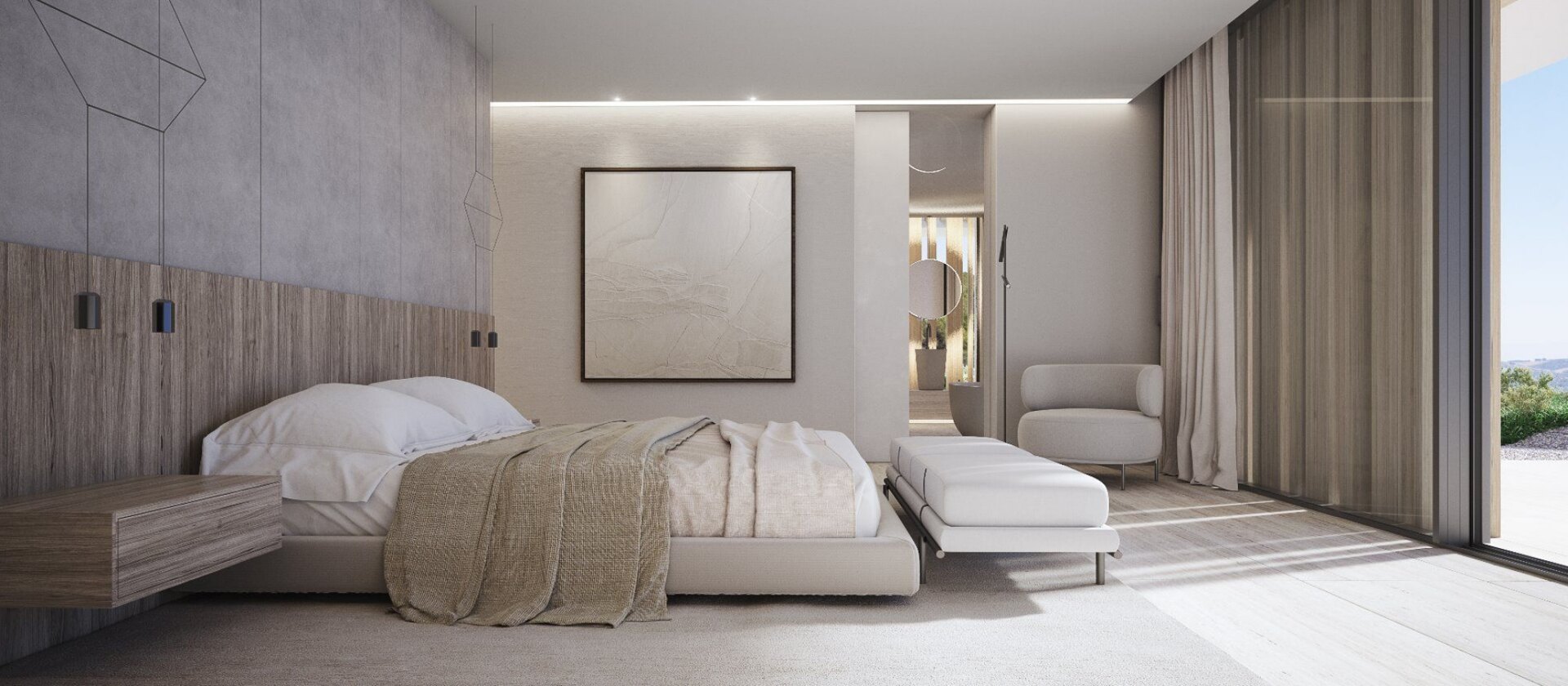 Majestic residence with 180º views is a piece of modern architecture, and a masterclass in style.