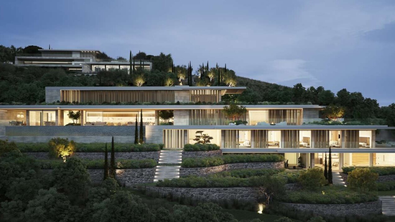 Majestic residence with 180º views is a piece of modern architecture, and a masterclass in style.