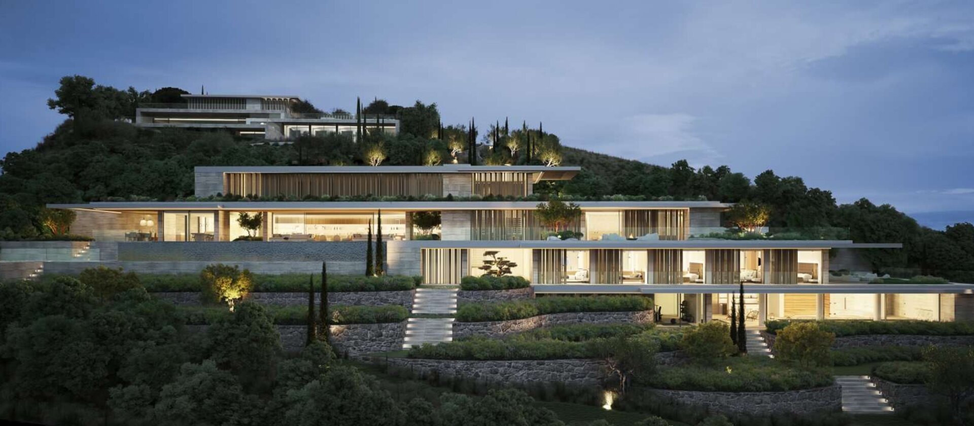 Majestic residence with 180º views is a piece of modern architecture, and a masterclass in style.
