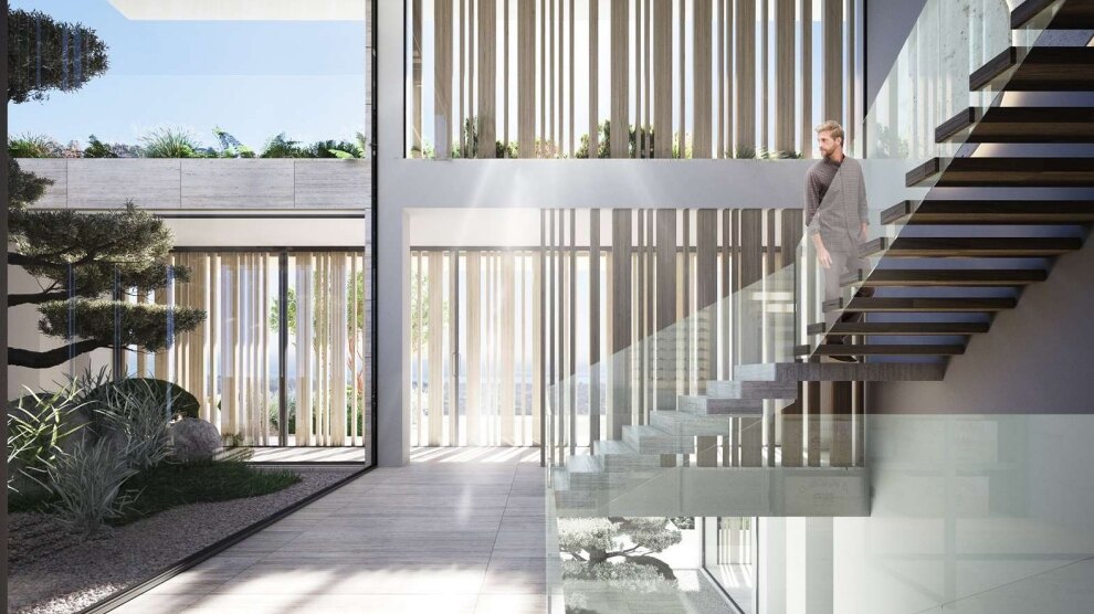 Majestic residence with 180º views is a piece of modern architecture, and a masterclass in style.