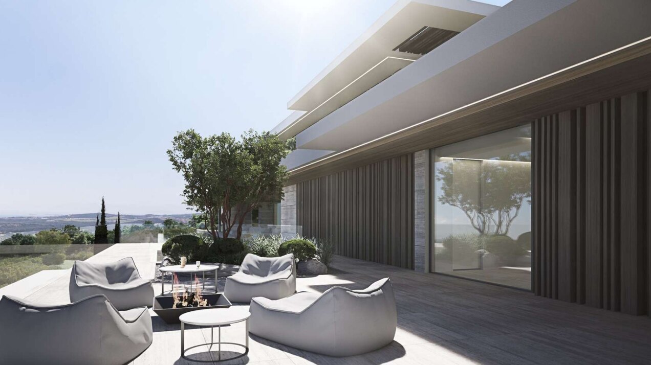 Majestic residence with 180º views is a piece of modern architecture, and a masterclass in style.