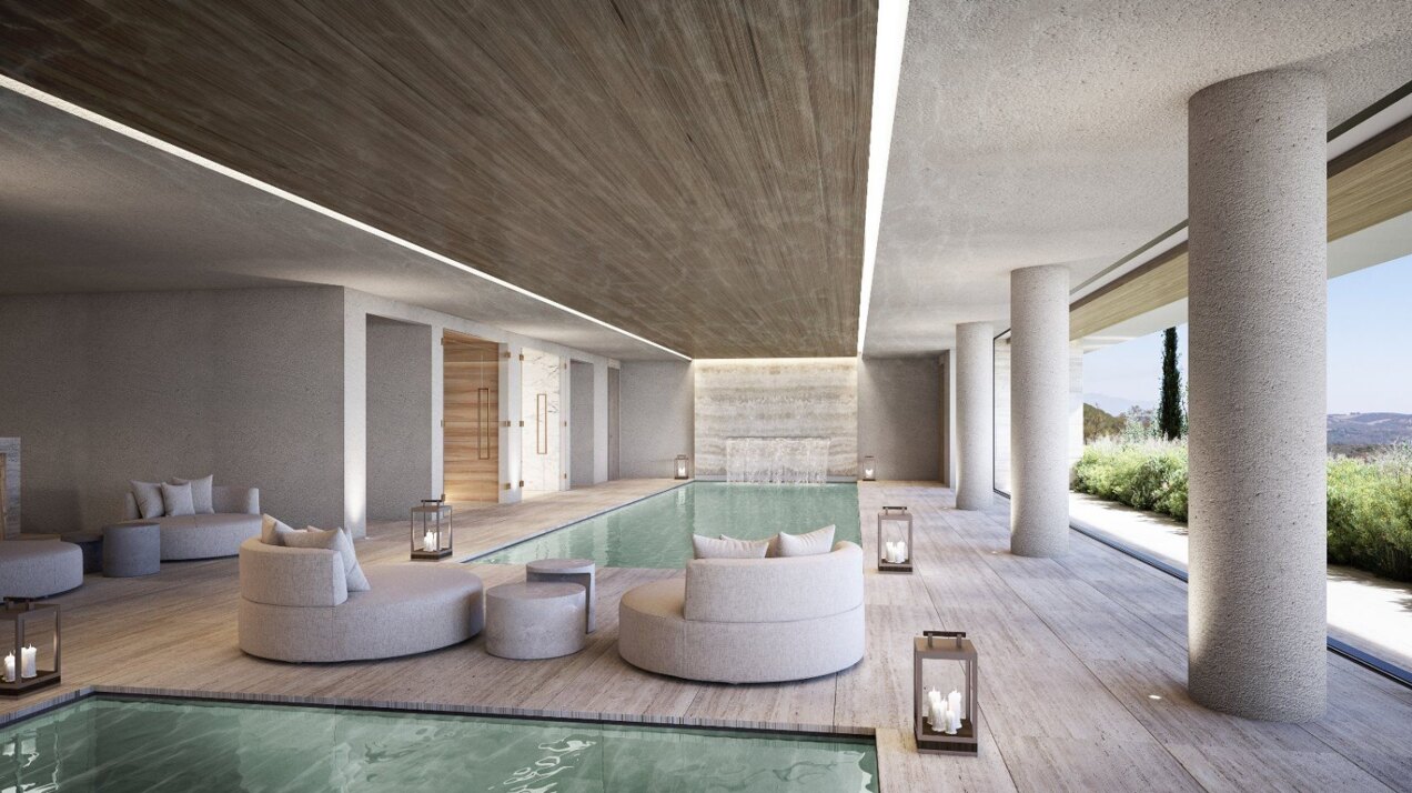 Majestic residence with 180º views is a piece of modern architecture, and a masterclass in style.