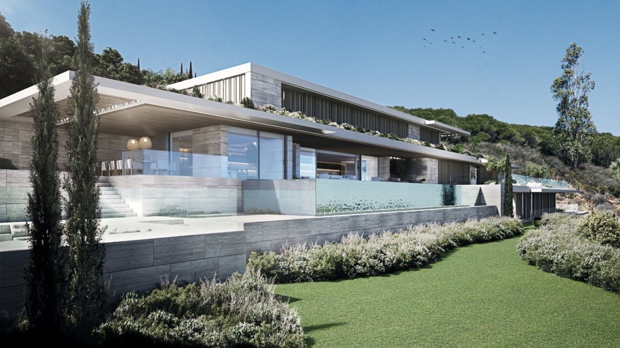 Majestic residence with 180º views is a piece of modern architecture, and a masterclass in style.