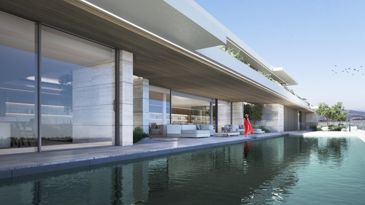Majestic residence with 180º views is a piece of modern architecture, and a masterclass in style.