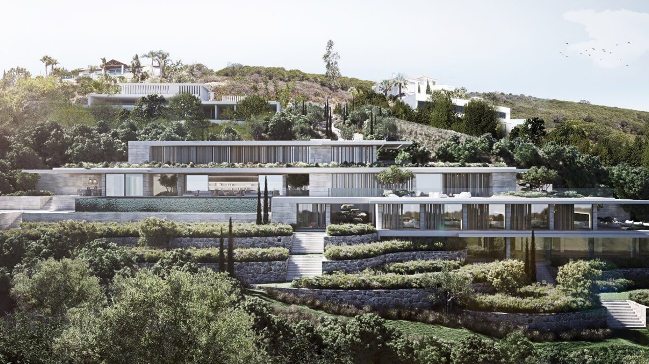 Majestic residence with 180º views is a piece of modern architecture, and a masterclass in style.