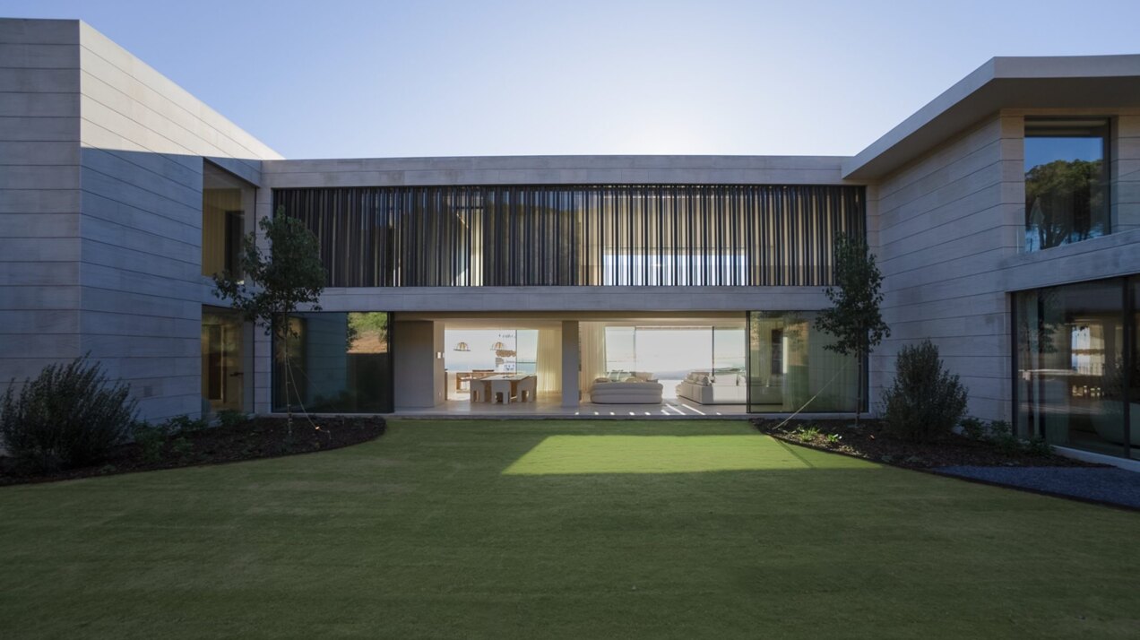 Ultra chic and modern residence flaunts 180º unparalleled views along southern Spanish coastline