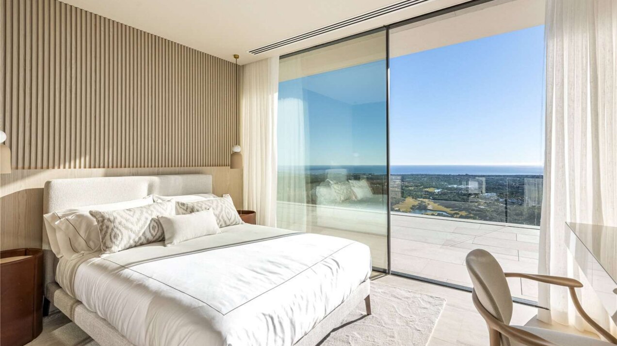 Ultra chic and modern residence flaunts 180º unparalleled views along southern Spanish coastline