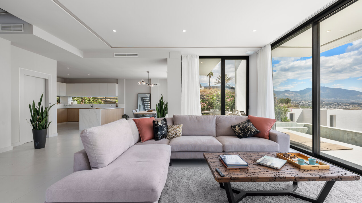 Chic new villa in a desirable gated community is a superb opportunity to live in luxury and elegance