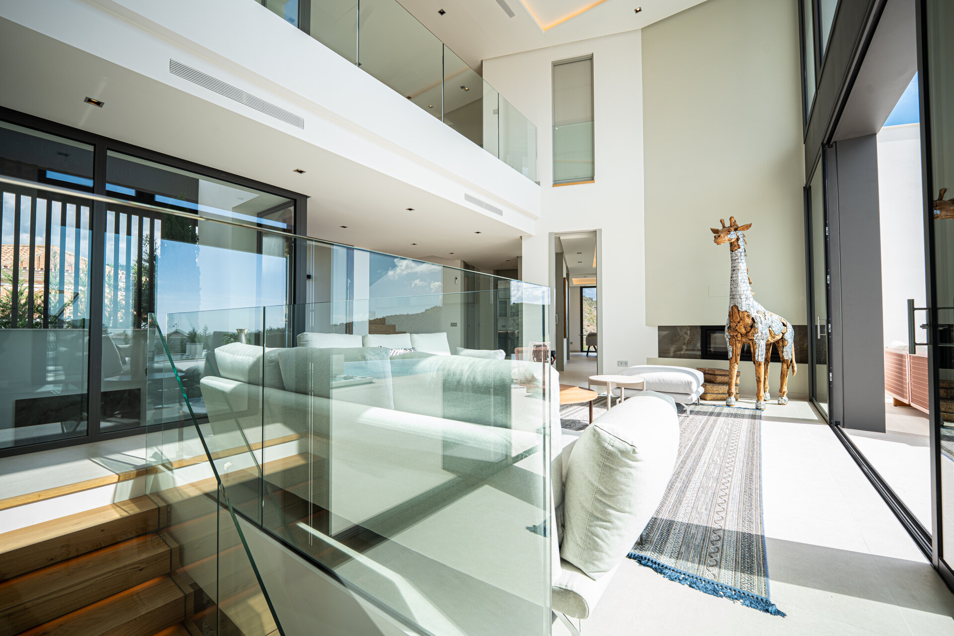 Outstanding new villa sits high above La Quinta, showcasing 360º sea and mountain views