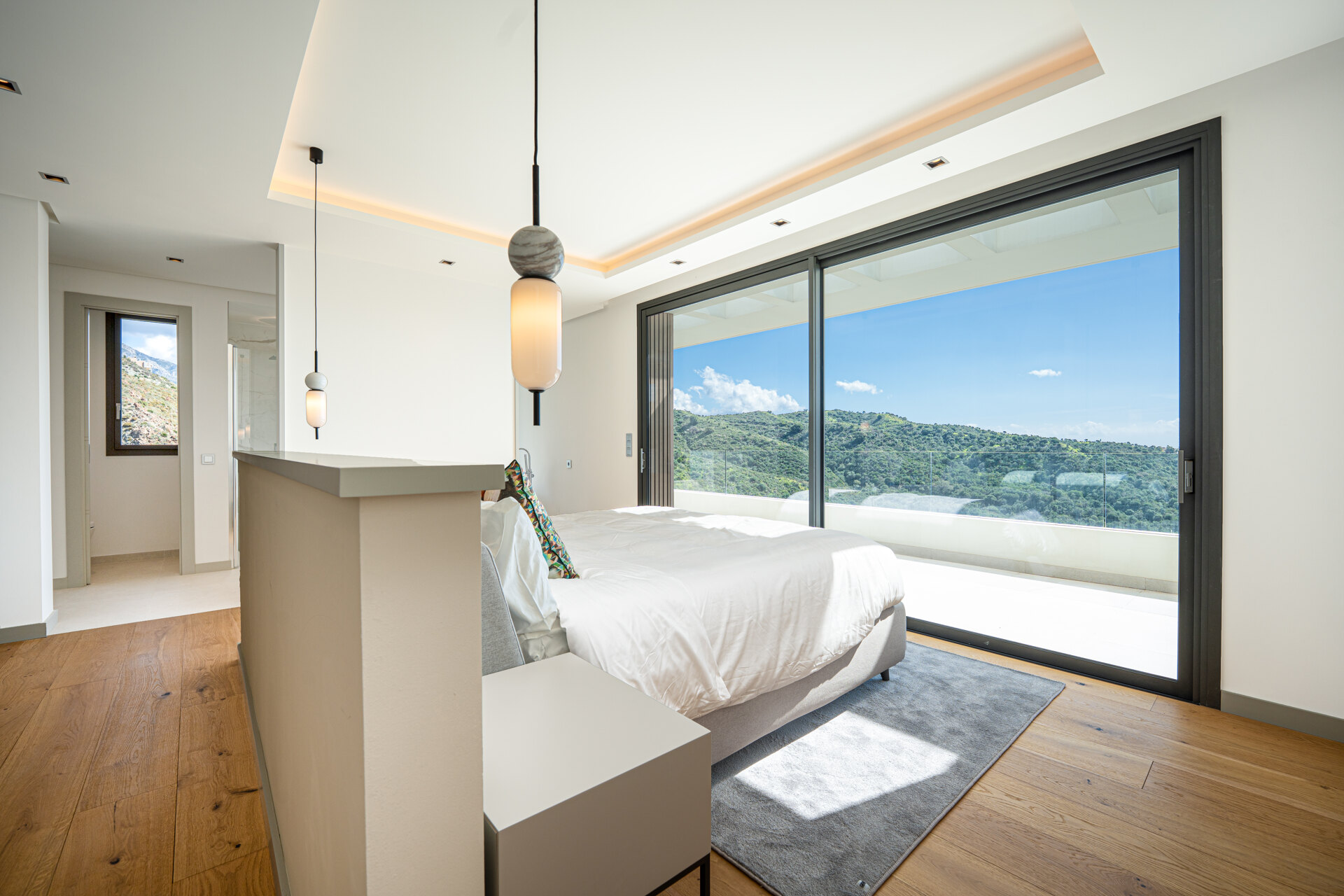 Outstanding new villa sits high above La Quinta, showcasing 360º sea and mountain views