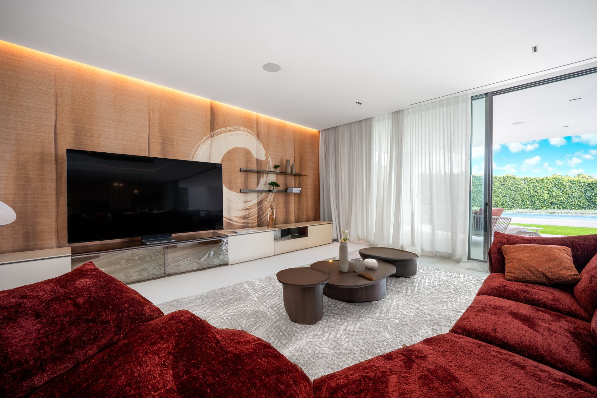 Sublimely elegant, modernistic 5 bed villa on the Golden Mile is perfect for those with impeccable style