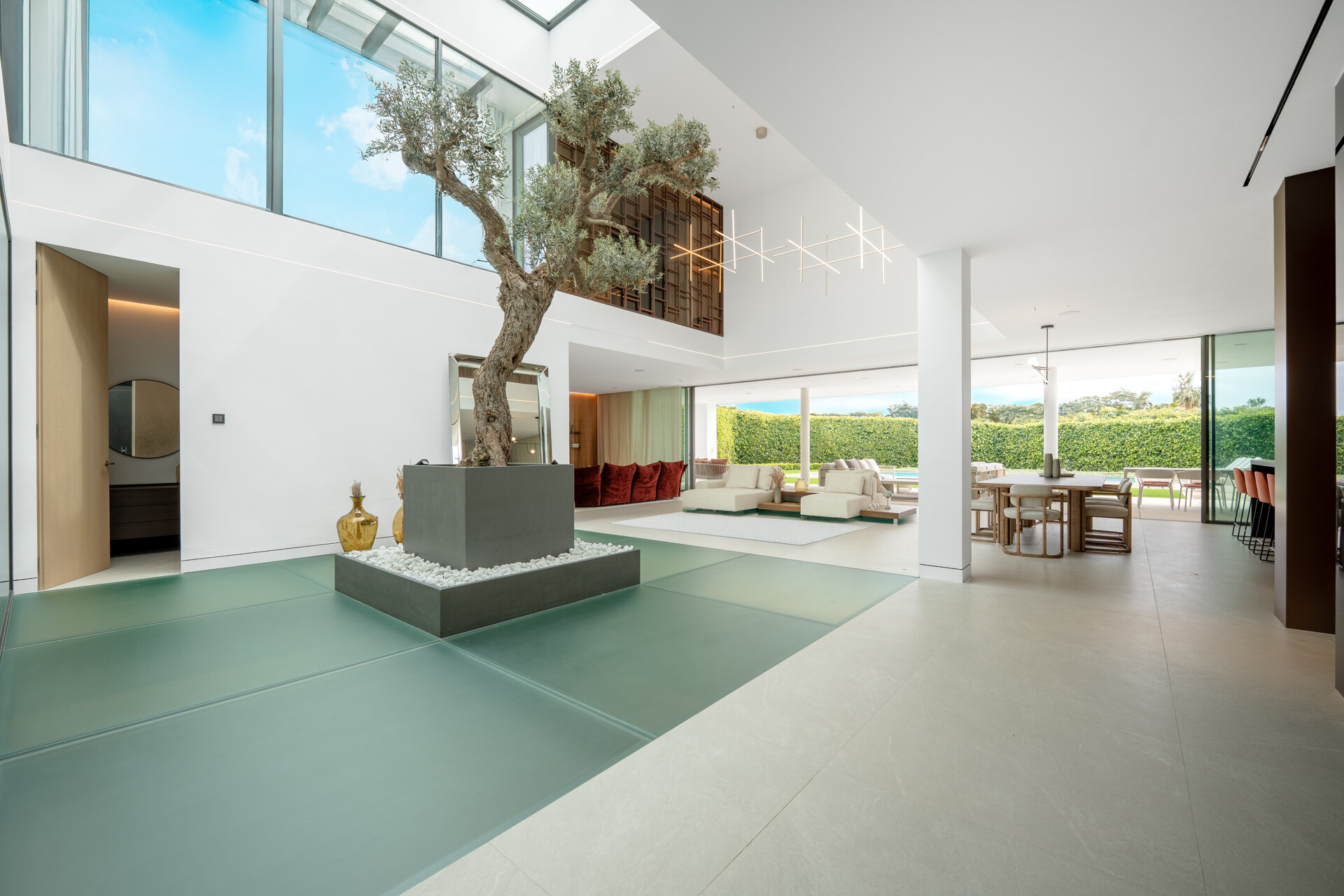 Sublimely elegant, modernistic 5 bed villa on the Golden Mile is perfect for those with impeccable style
