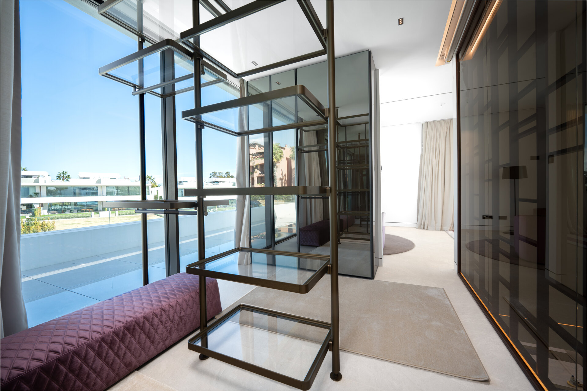 Sublimely elegant, modernistic 5 bed villa on the Golden Mile is perfect for those with impeccable style