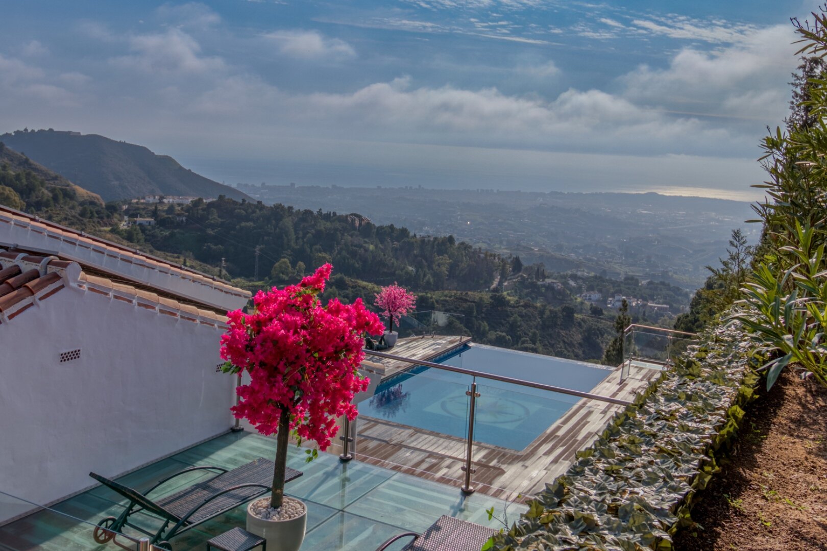 Expansive 7 bedroom villa in Mijas offers endless mountain and sea views and even has its own park