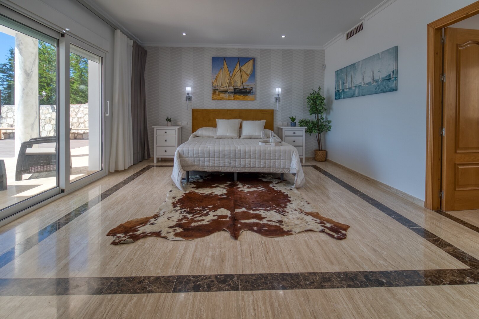 Expansive 7 bedroom villa in Mijas offers endless mountain and sea views and even has its own park