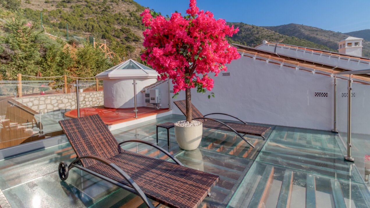 Expansive 7 bedroom villa in Mijas offers endless mountain and sea views and even has its own park