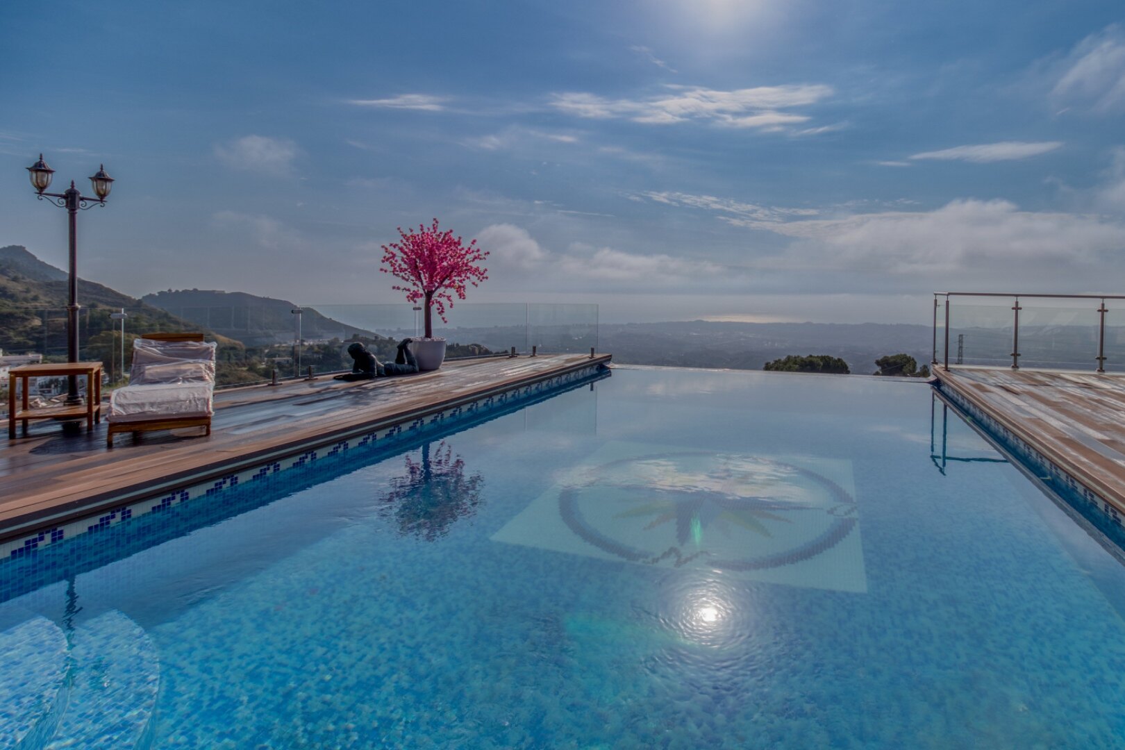Expansive 7 bedroom villa in Mijas offers endless mountain and sea views and even has its own park