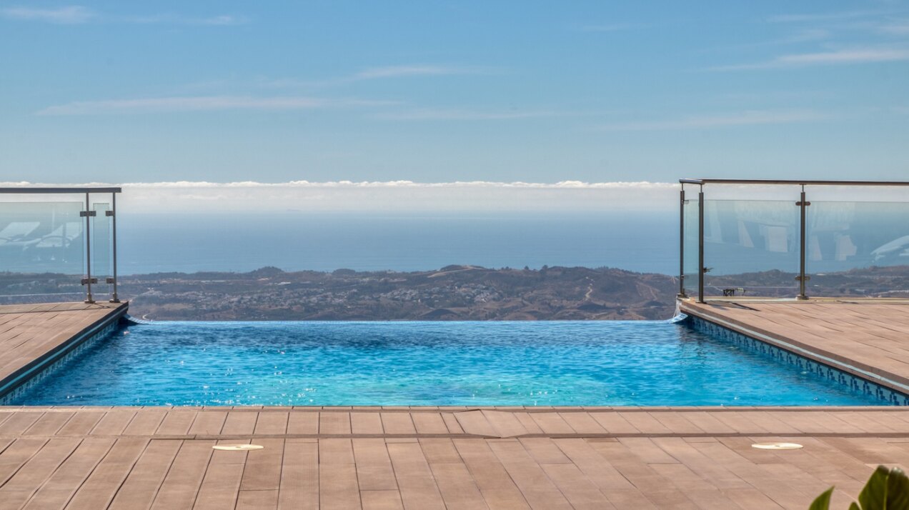 Expansive 7 bedroom villa in Mijas offers endless mountain and sea views and even has its own park