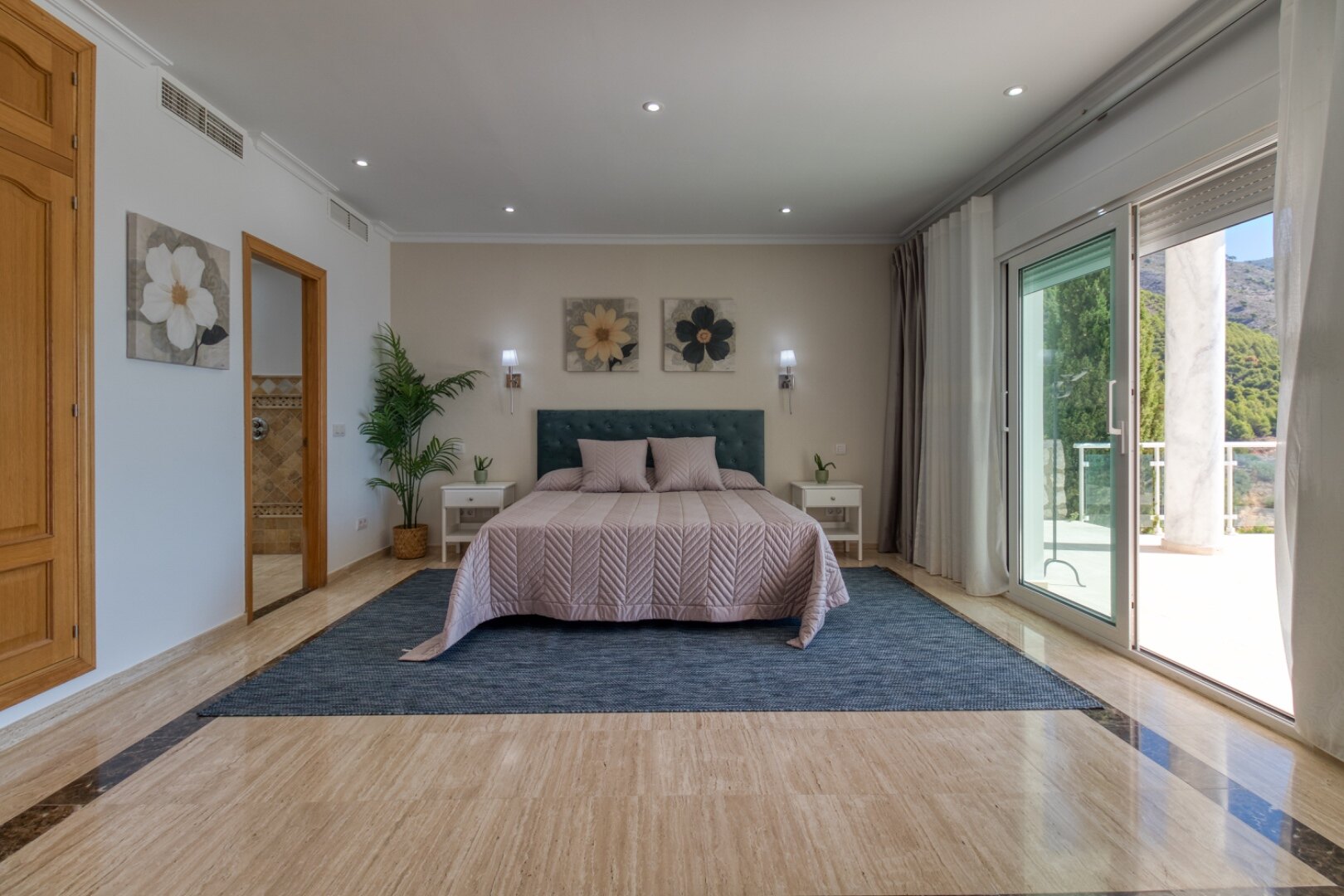 Expansive 7 bedroom villa in Mijas offers endless mountain and sea views and even has its own park