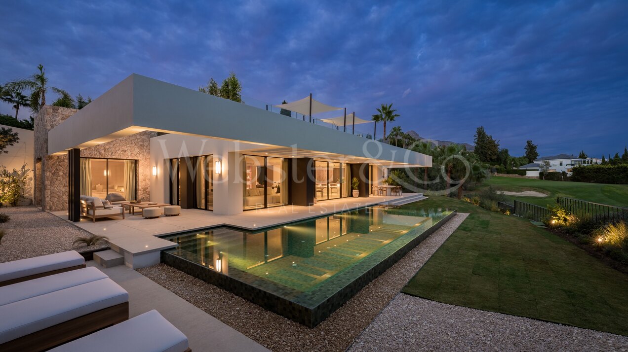 Golf, glamour & design in Nueva Andalucía villa