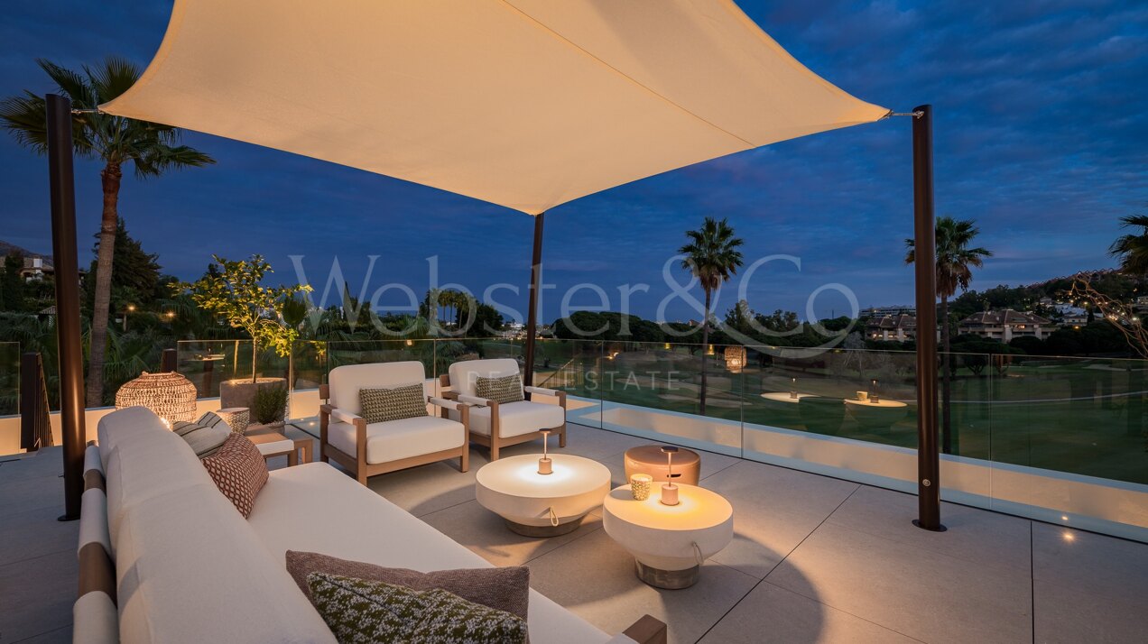 Golf, glamour & design in Nueva Andalucía villa