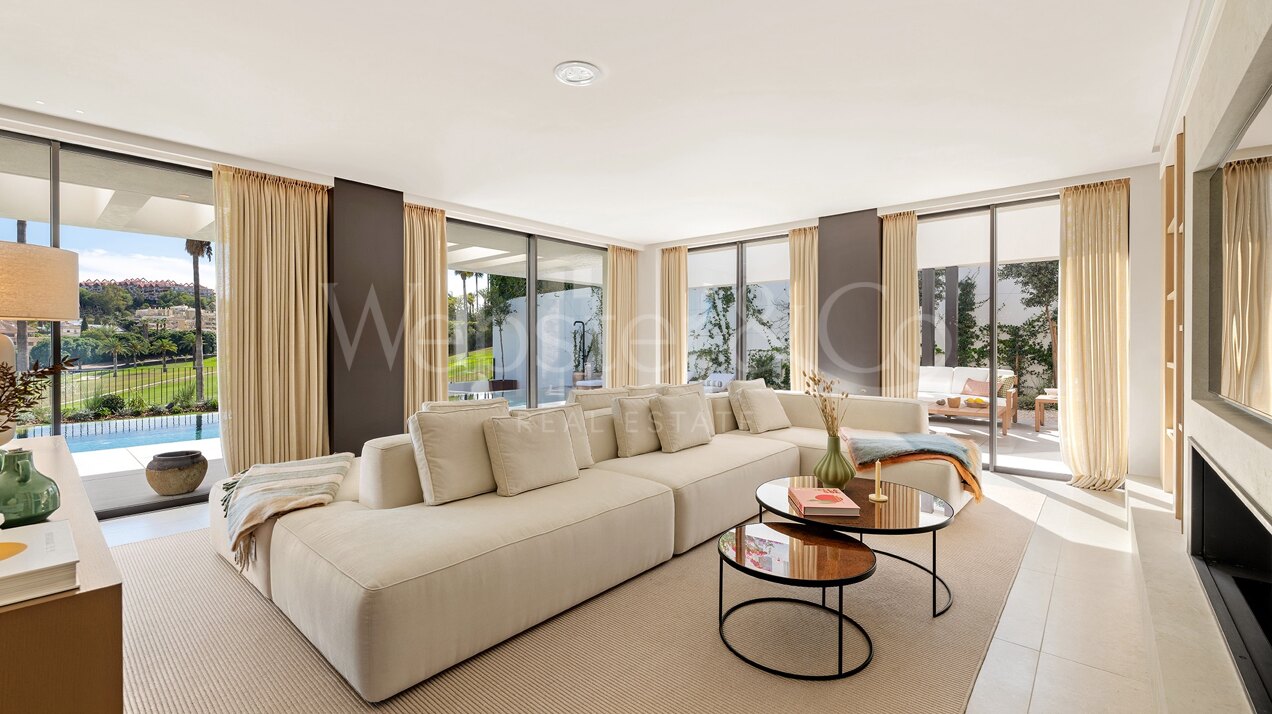 Golf, glamour & design in Nueva Andalucía villa