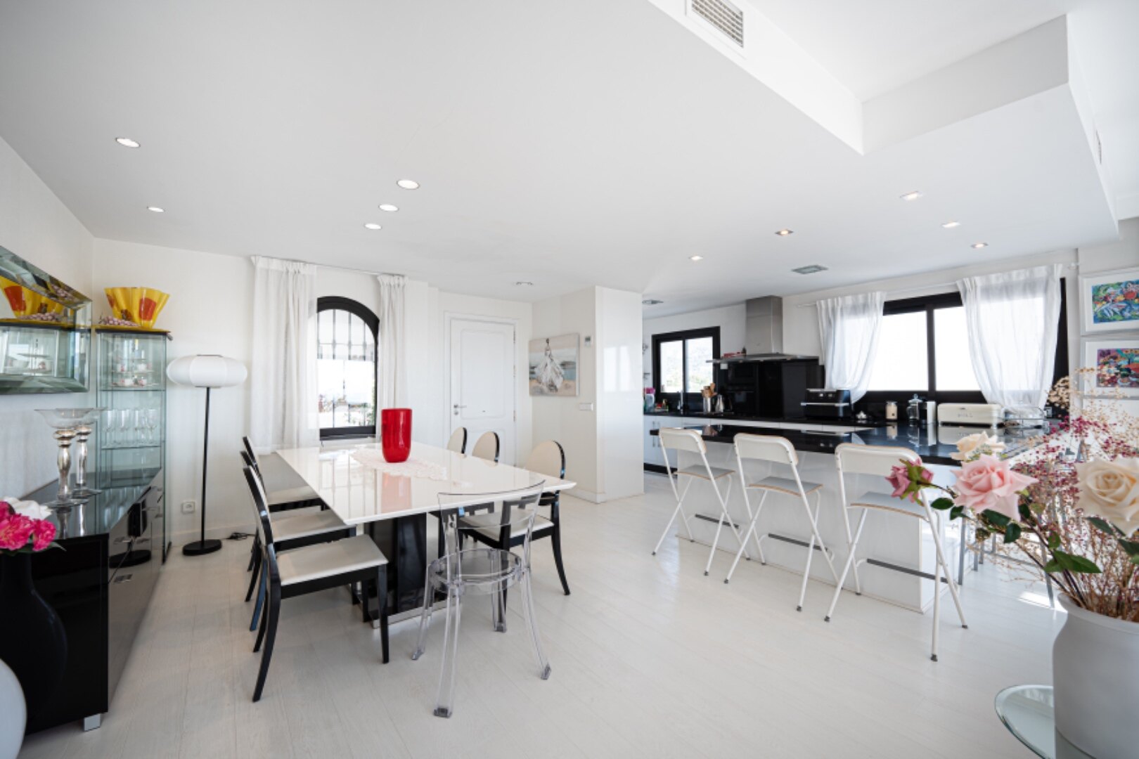 Stunning Marbella penthouse exudes elegance from its prime location within elite gated community.