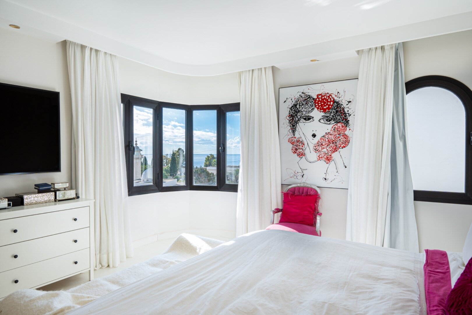 Stunning Marbella penthouse exudes elegance from its prime location within elite gated community.