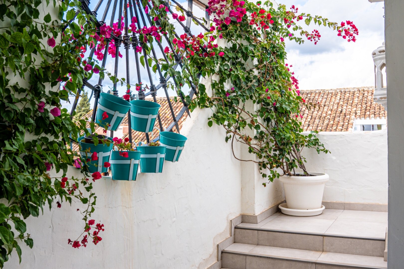 Stunning Marbella penthouse exudes elegance from its prime location within elite gated community.