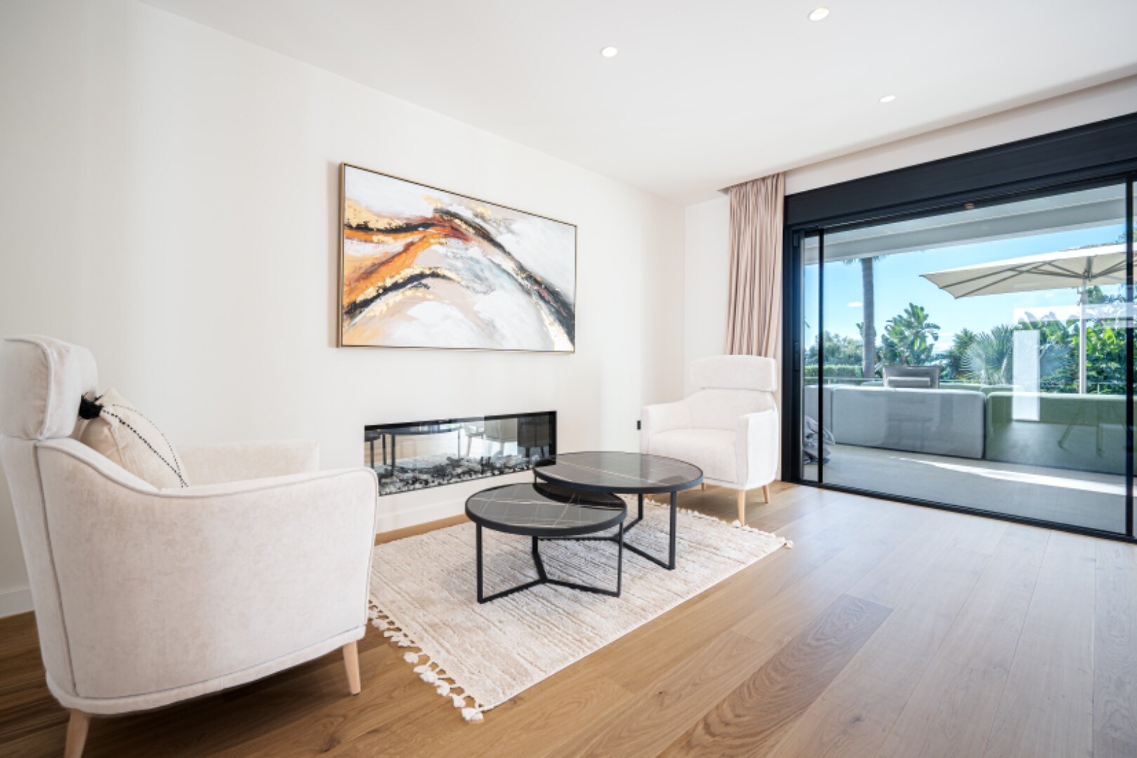 This villa, a masterclass in simplistic chic and sophisticated modernity, is a true gem in Nagueles