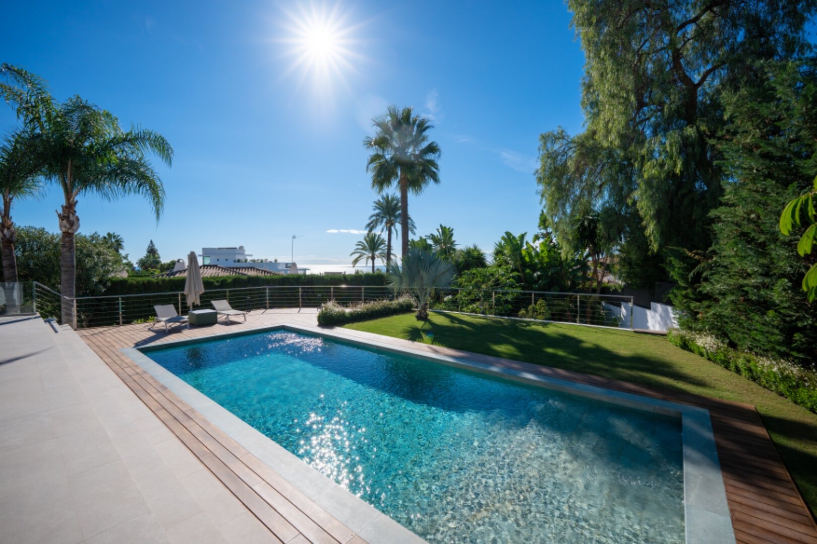 This villa, a masterclass in simplistic chic and sophisticated modernity, is a true gem in Nagueles