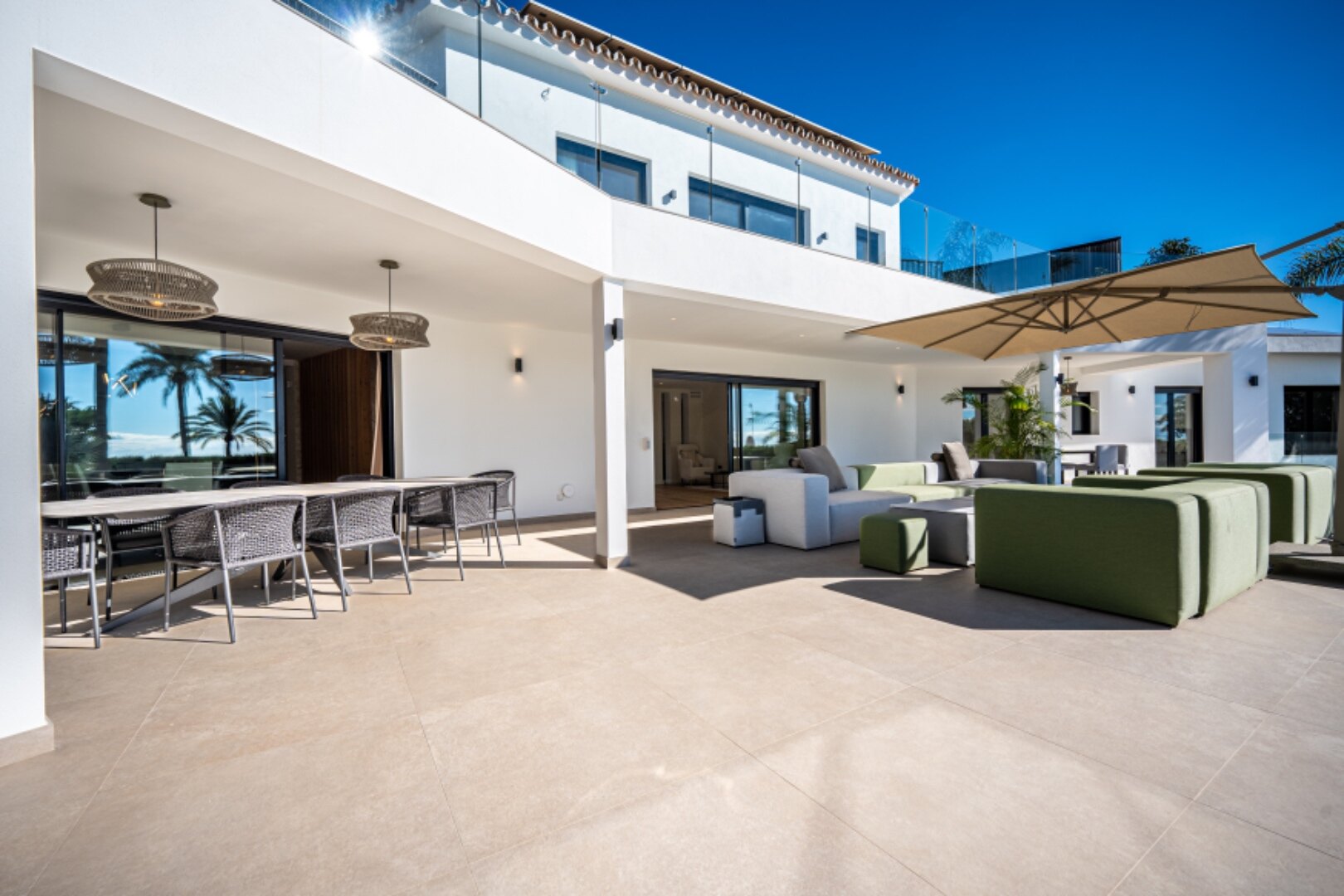 This villa, a masterclass in simplistic chic and sophisticated modernity, is a true gem in Nagueles