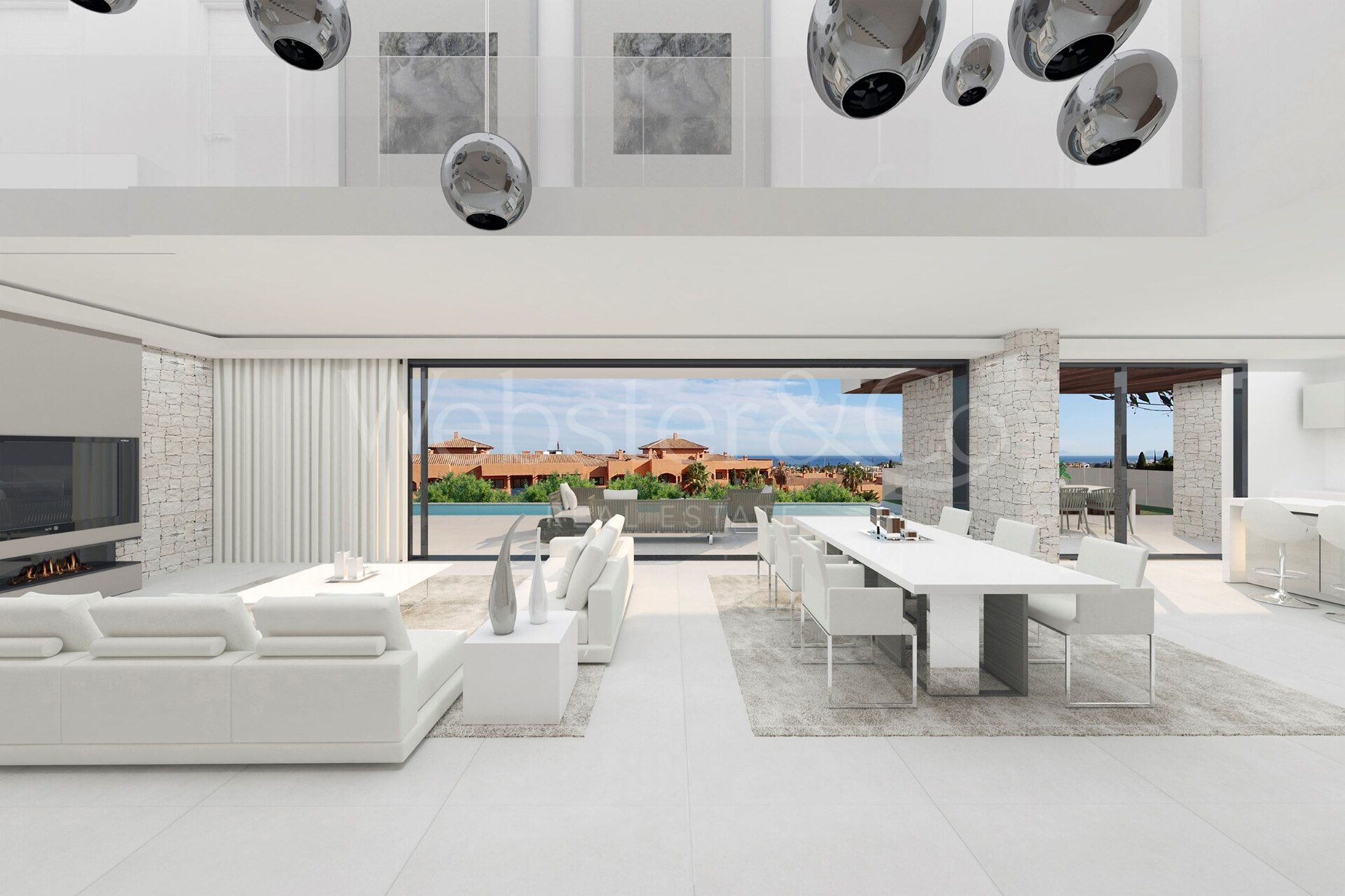 Equilibrio perfecto entre diseño moderno, golf y vida costera