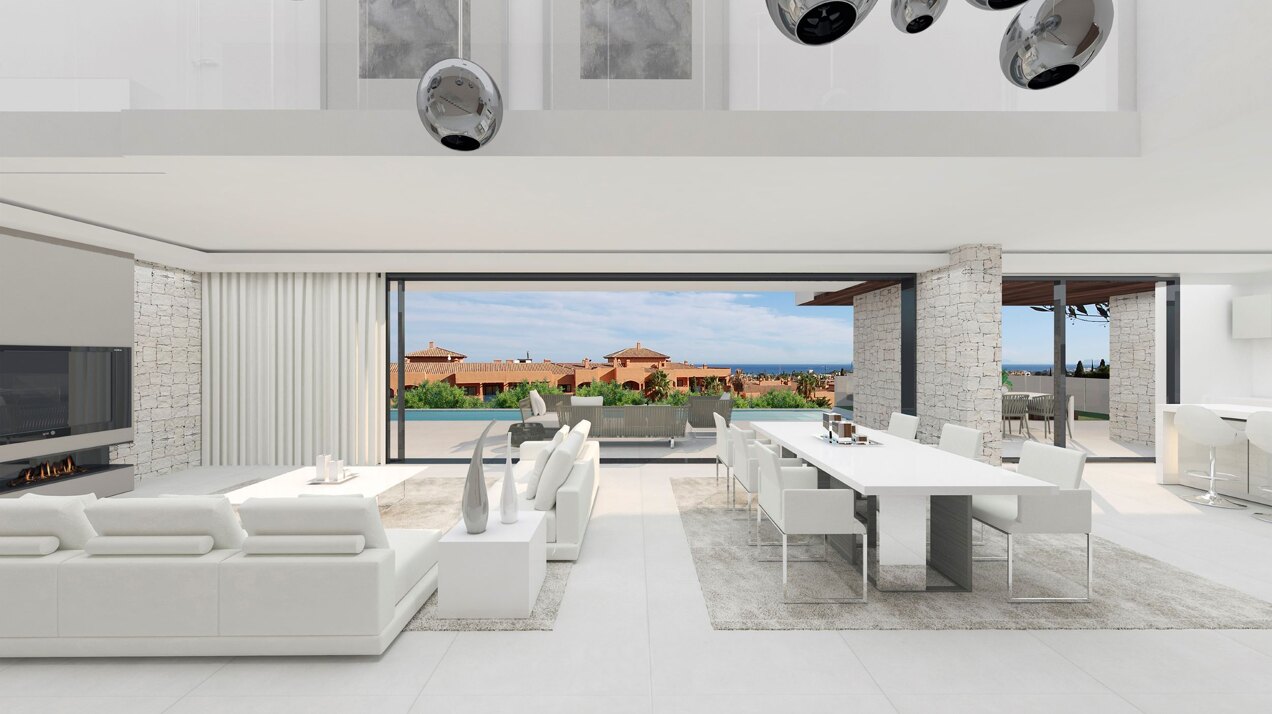 Contemporary and sleek - this brand new 4 bedroom villa with sea views and proximity to top golf courses