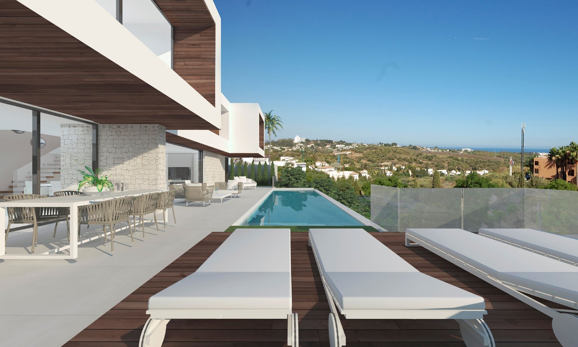 Contemporary and sleek - this brand new 4 bedroom villa with sea views and proximity to top golf courses