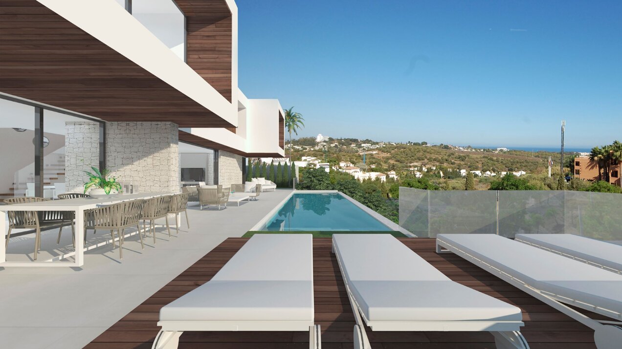 Contemporary and sleek - this brand new 4 bedroom villa with sea views and proximity to top golf courses