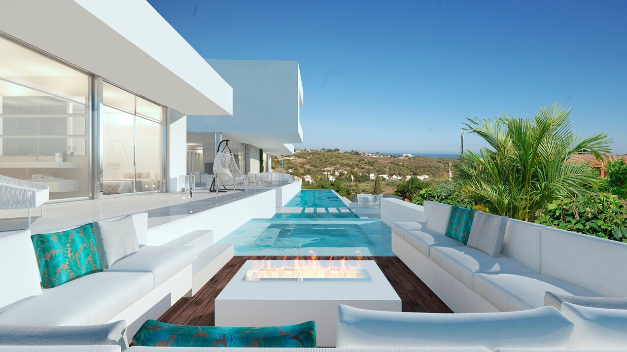 Contemporary and sleek - this brand new 4 bedroom villa with sea views and proximity to top golf courses
