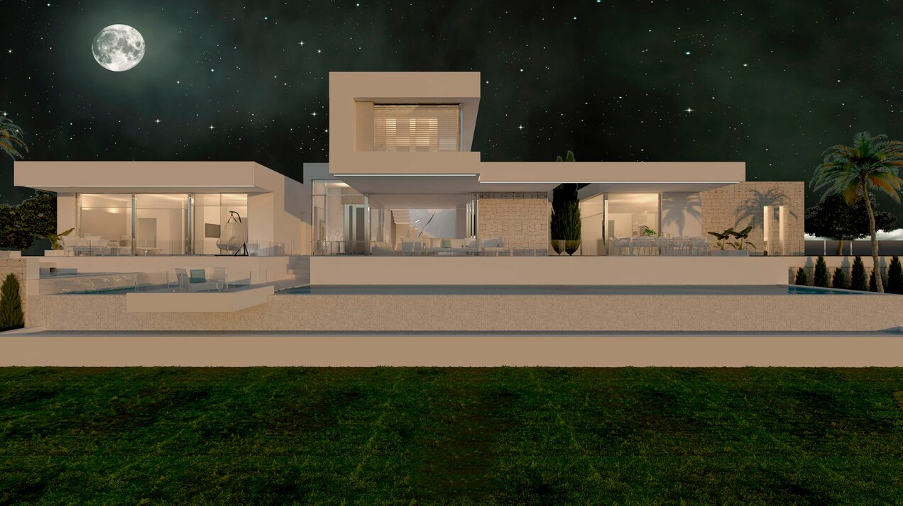 Contemporary and sleek - this brand new 4 bedroom villa with sea views and proximity to top golf courses