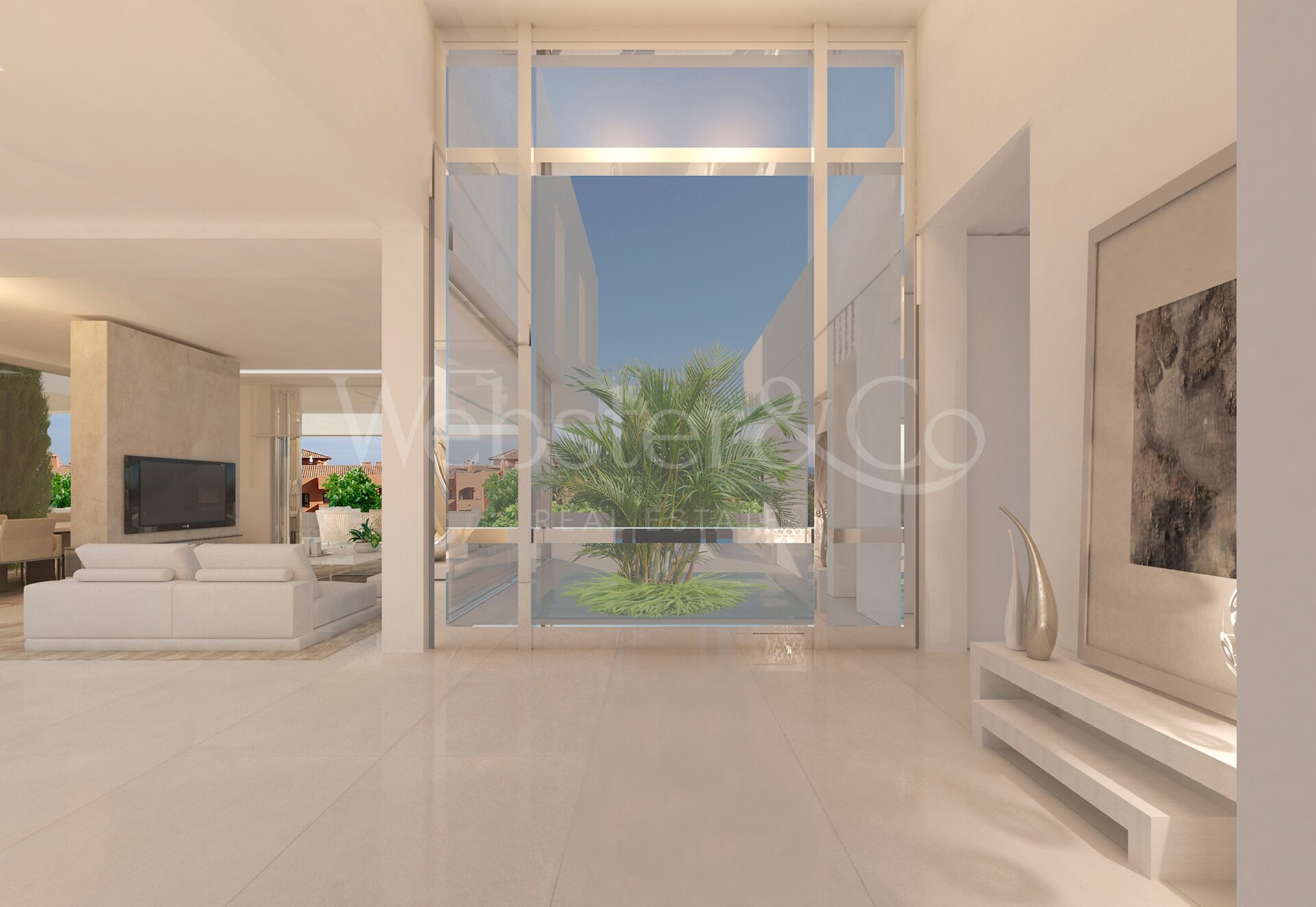Modern elegance with sea views & golfside living