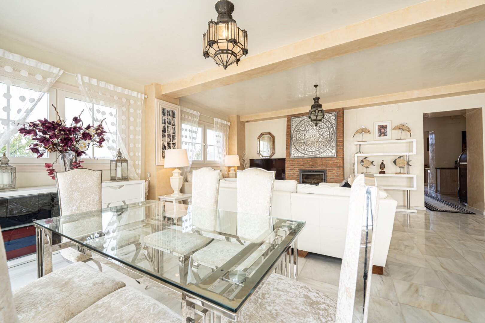 Incredible finca sits on vast private grounds in the midst of rolling hills of Pizarra, Malaga