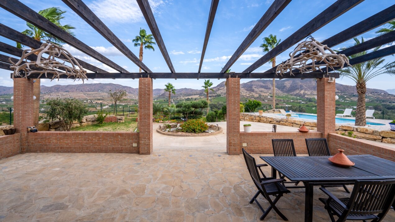 Incredible finca sits on vast private grounds in the midst of rolling hills of Pizarra, Malaga
