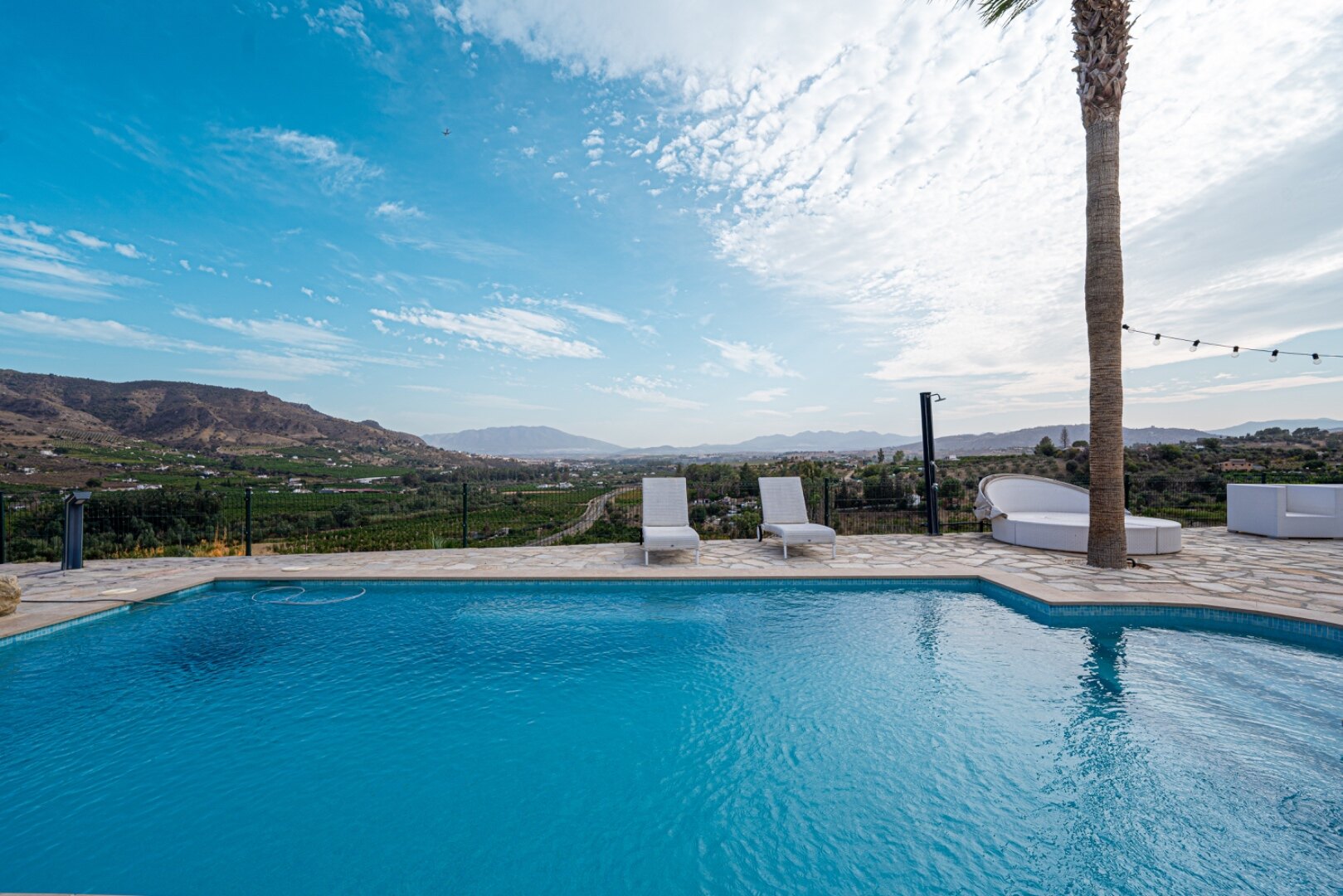 Incredible finca sits on vast private grounds in the midst of rolling hills of Pizarra, Malaga