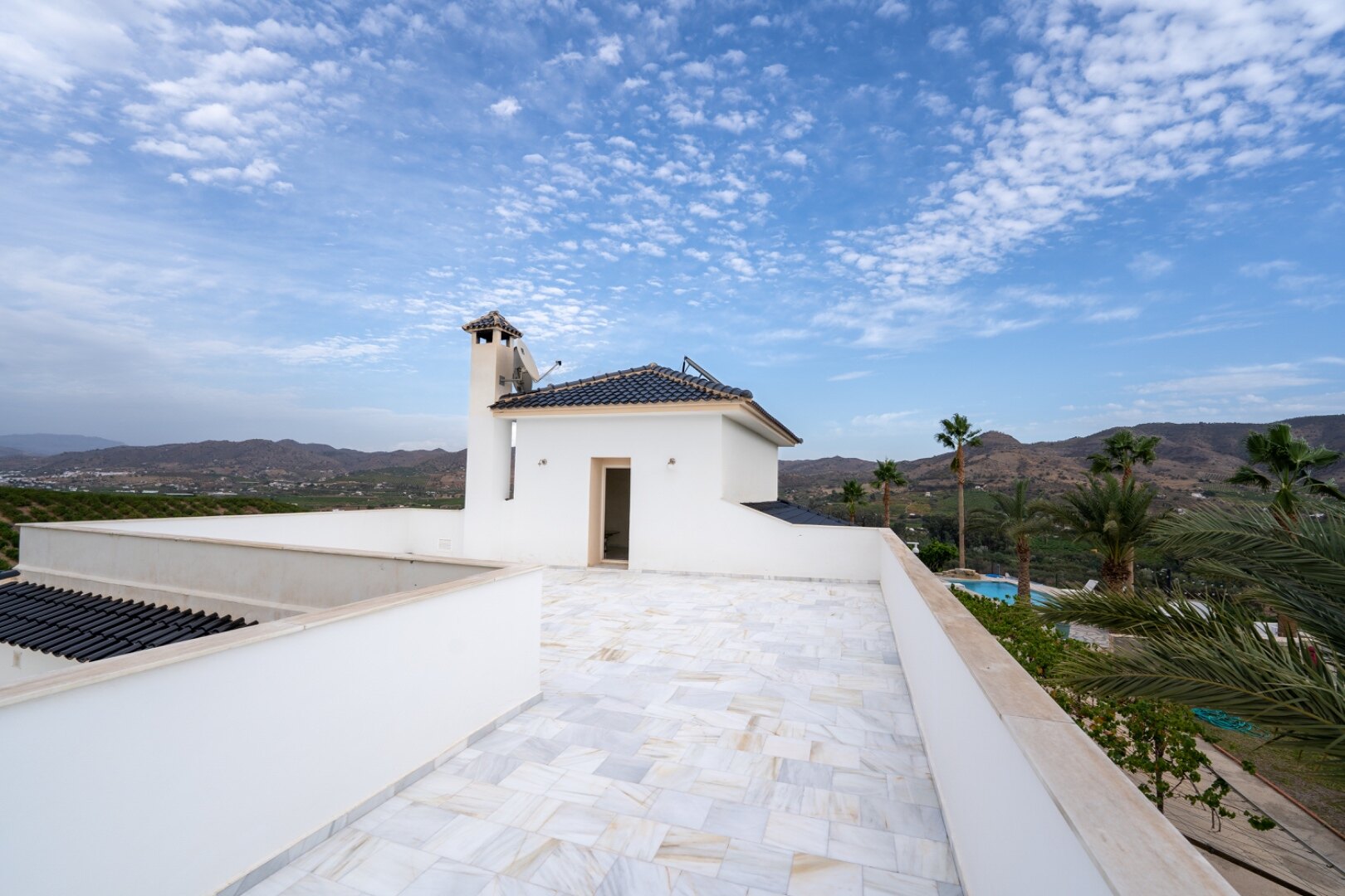 Incredible finca sits on vast private grounds in the midst of rolling hills of Pizarra, Malaga