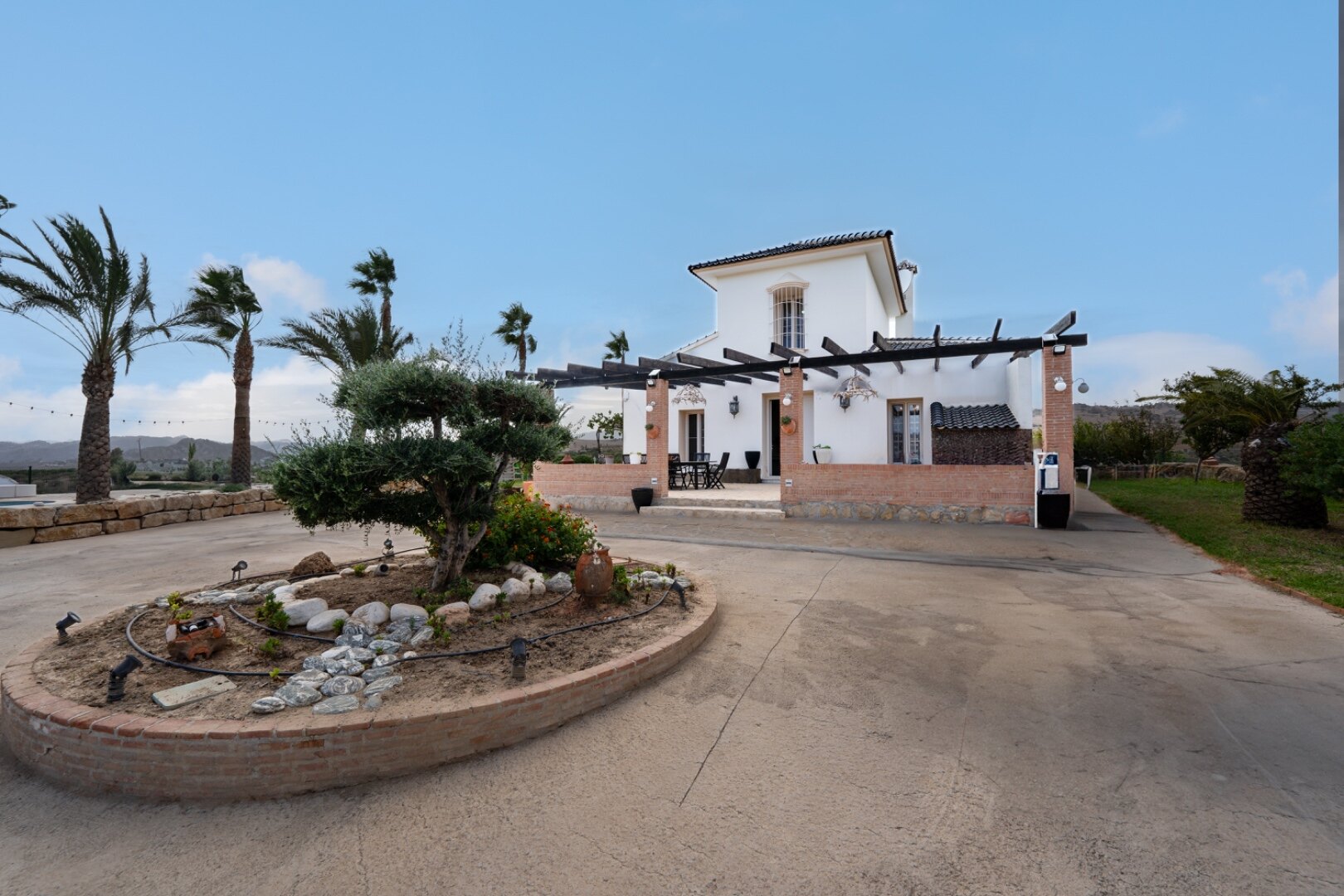 Incredible finca sits on vast private grounds in the midst of rolling hills of Pizarra, Malaga