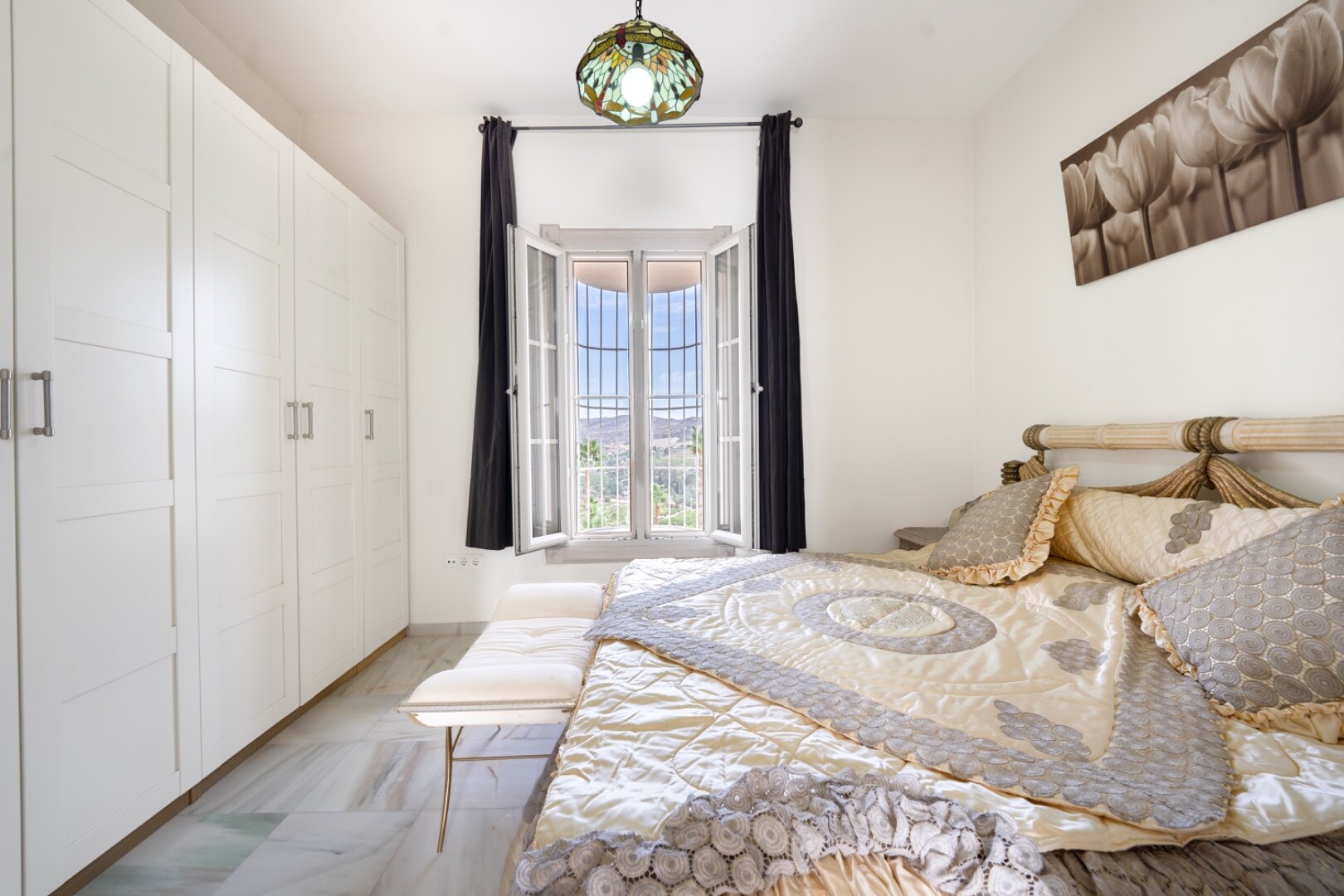 Incredible finca sits on vast private grounds in the midst of rolling hills of Pizarra, Malaga