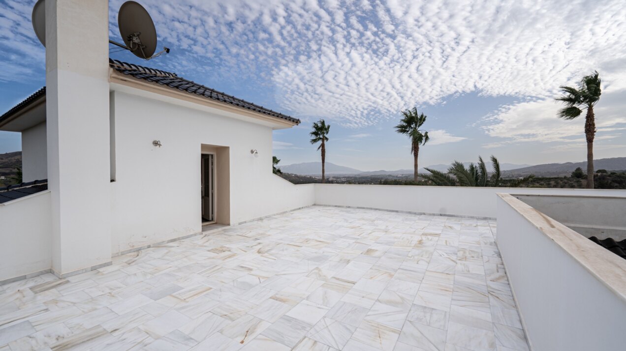 Incredible finca sits on vast private grounds in the midst of rolling hills of Pizarra, Malaga