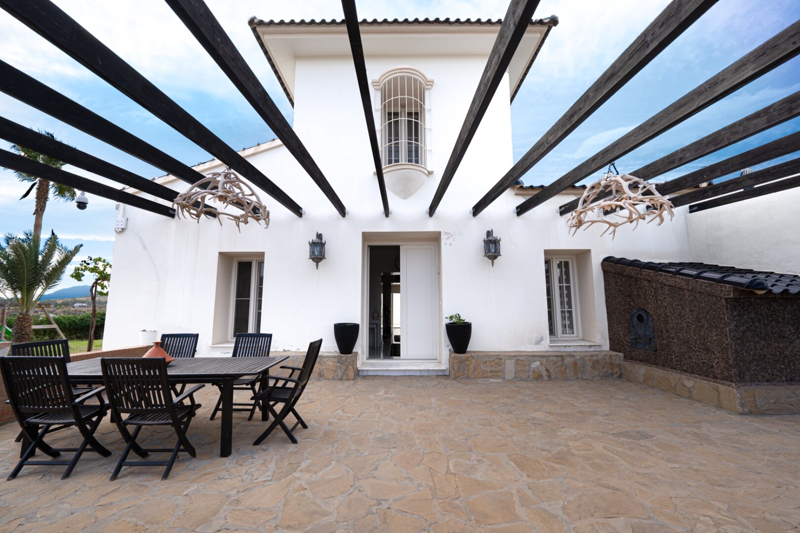 Incredible finca sits on vast private grounds in the midst of rolling hills of Pizarra, Malaga